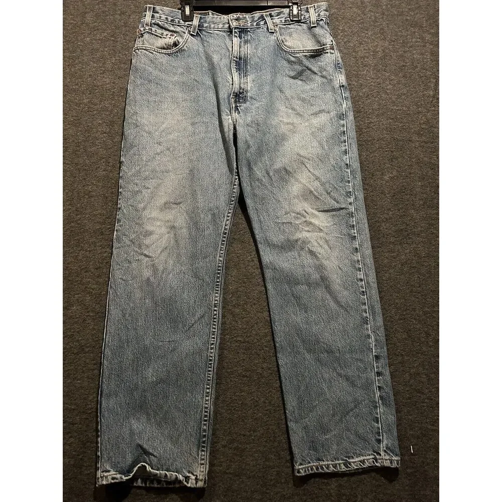 Vintage‎ Levis Jeans Mens 38x30 White Tab 505 Regular Fit Straight Leg 2000s